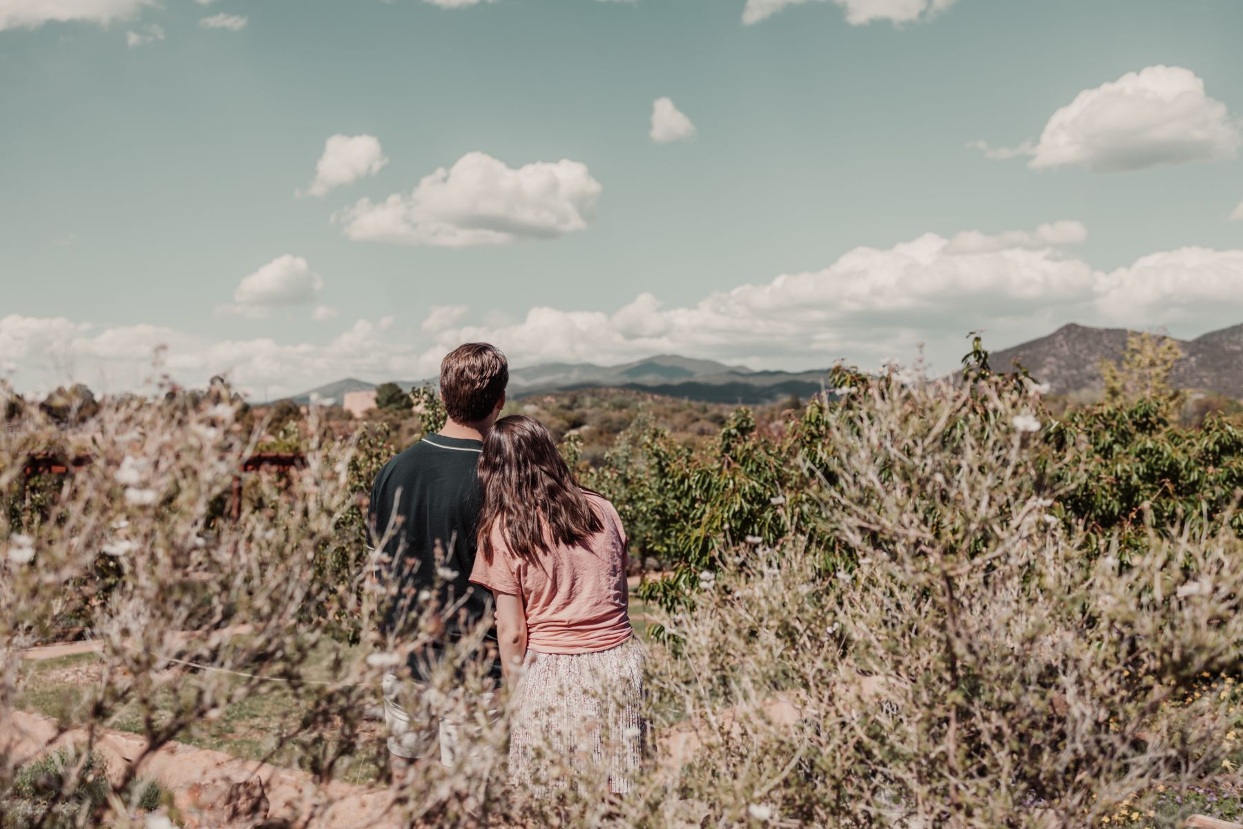 Santa Fe Couple in Desert